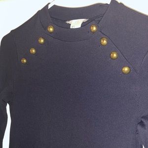 Navy blue long sleeve dress